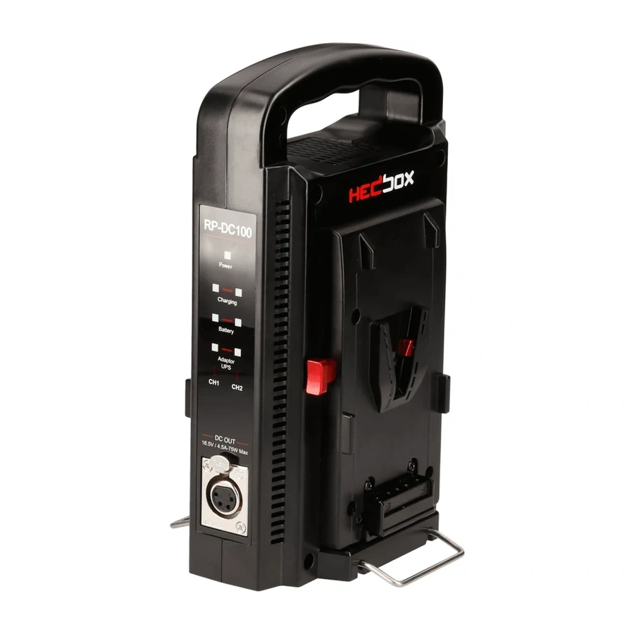 Hedbox RP-DC100V V-Mount Dual Battery Charger