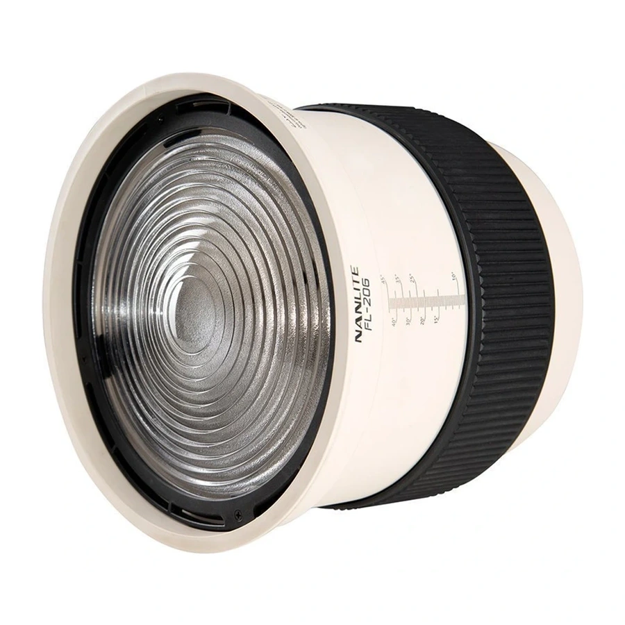 Nanlite FL-20G Fresnel Lens with Barn Doors