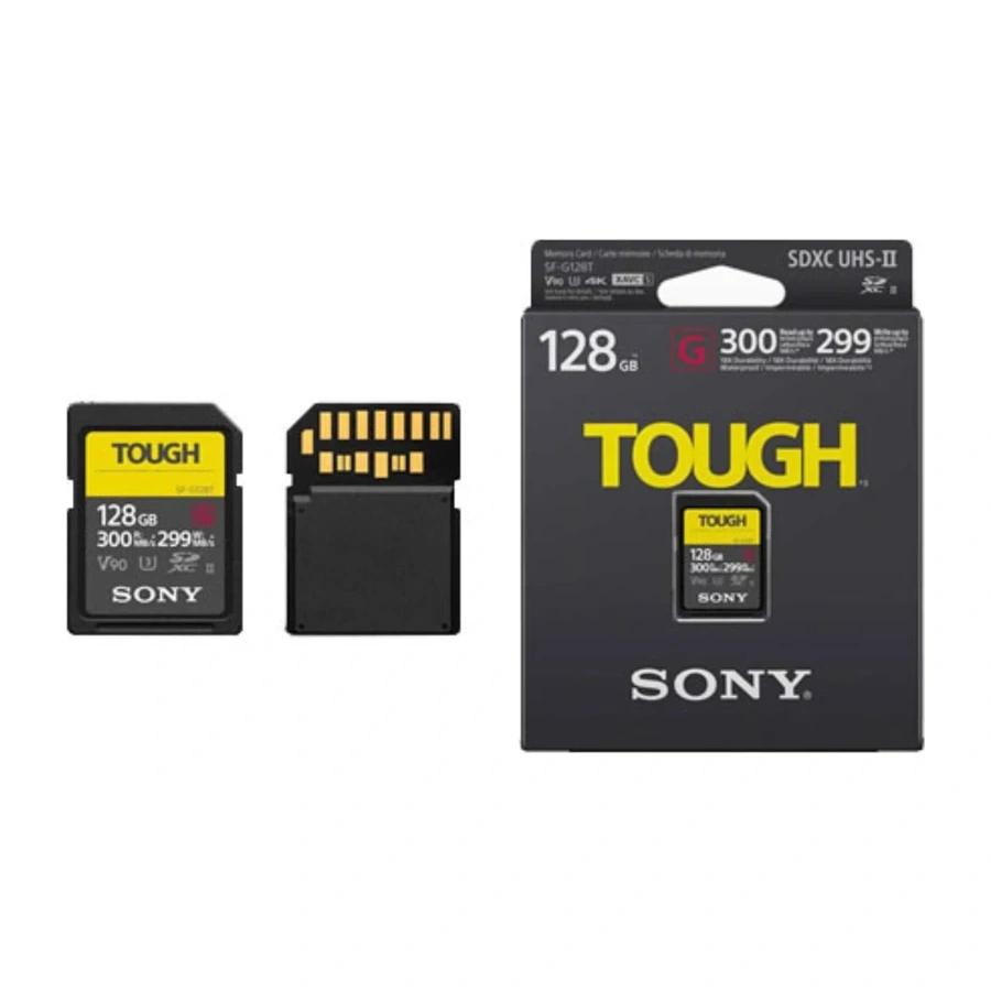 Sony 128GB V90 SF-G TOUGH Series UHS-II SDXC Memory Card